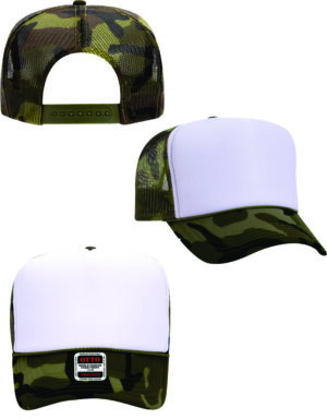 Blank Trucker Hat with Polyester Foam Front - Image 17